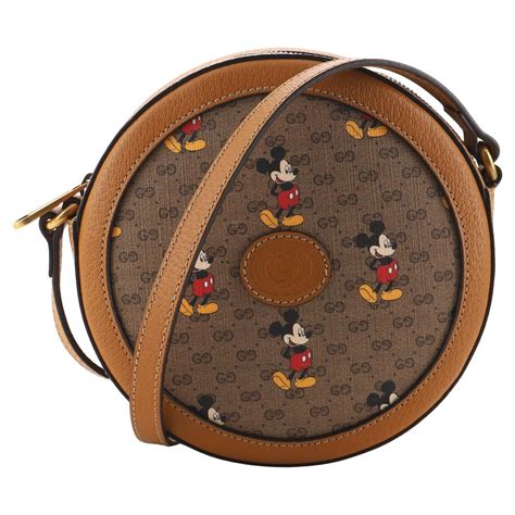 gucci mickey mouse round bag